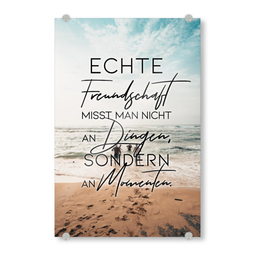 Echte Freundschaft misst man nicht