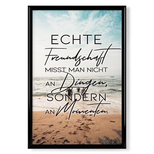 Echte Freundschaft misst man nicht