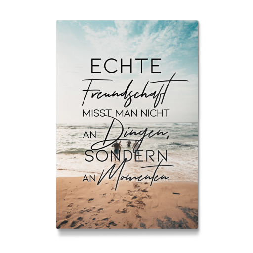 Echte Freundschaft misst man nicht
