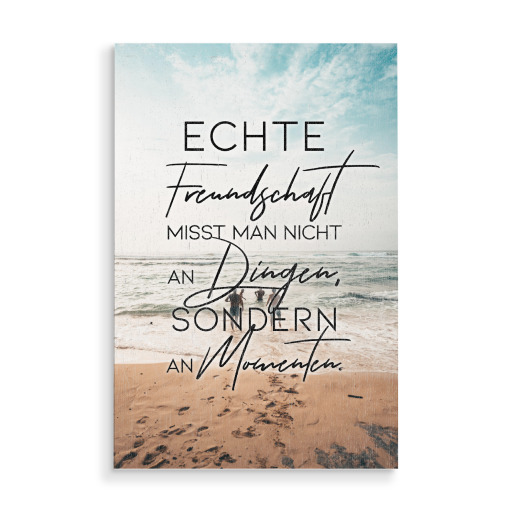 Echte Freundschaft misst man nicht