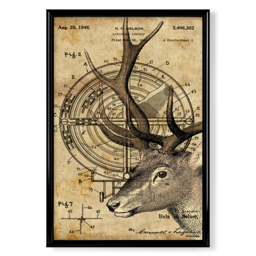 Steampunk Hirsch - Entwurf