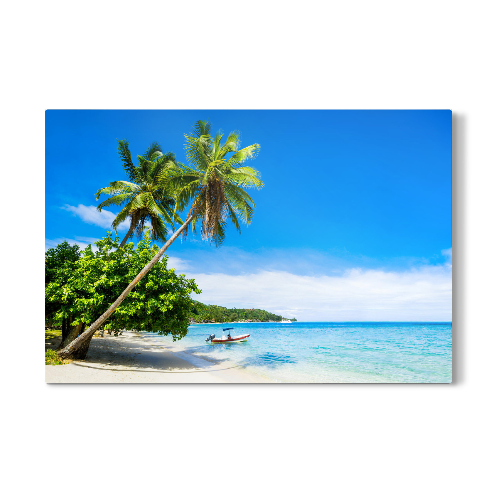 Galerie-Print "Strand und Meer auf Bora Bora" 75x50 cm artboxONE