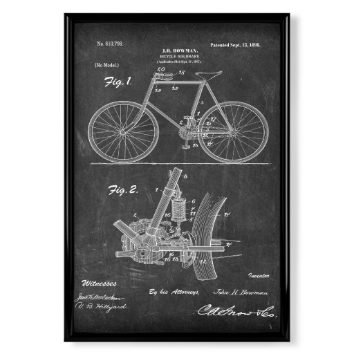 Vintage Fahrrad VII (Tafel)