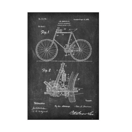 Vintage Fahrrad VII (Tafel)