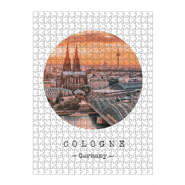 Puzzle Ravensburger "Lively Cologne" artboxONE - Städte / Köln - Architecture,Travel,Vacation,Europe,Cologne,Köln,Germany,Nrw,Kölner dom,Dom,Cathedral