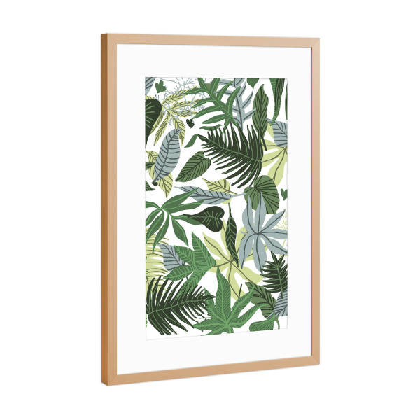 Poster mit Rahmen Kupfer "In The Jungle" artboxONE - Natur