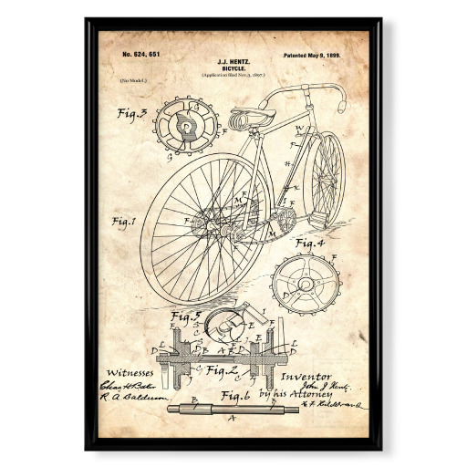 Vintage Fahrrad II (Antik)