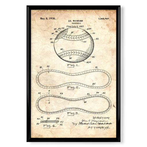 Baseball Patent II (Antik)
