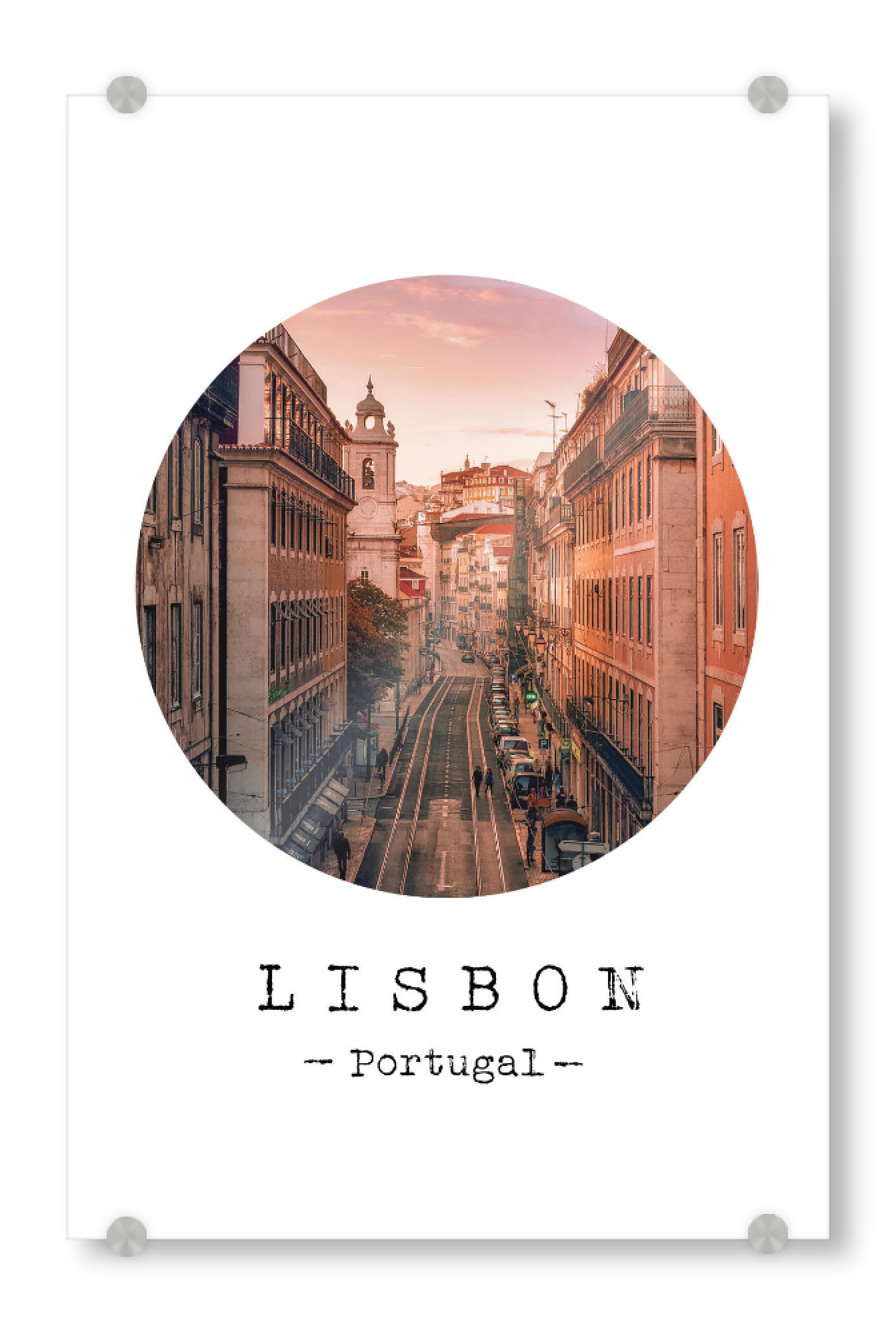 Acrylglasbild "Enchanting Lisbon" artboxONE - Städte - Europe,Travel,Old-town,Architecture,Street