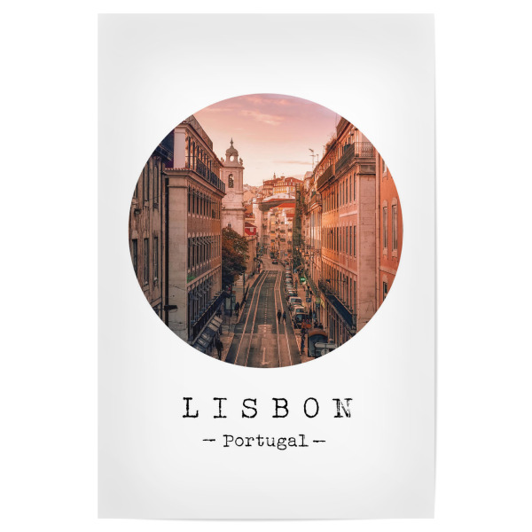 Poster "Enchanting Lisbon" artboxONE - Städte - Europe,Travel,Old-town,Architecture,Street