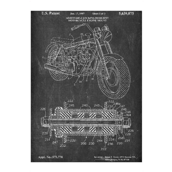 artboxONE Puzzle "Biker Motorrad (Tafel)" artboxONE - Sport / Motorsport,Schwarzweiß