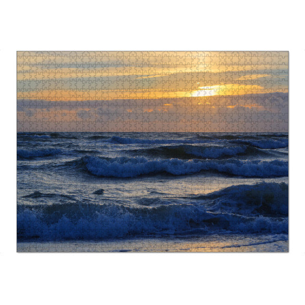 Puzzle Ravensburger "Abendstimmung am Meer" artboxONE - Natur,Reise,Reise / Strand und Meer