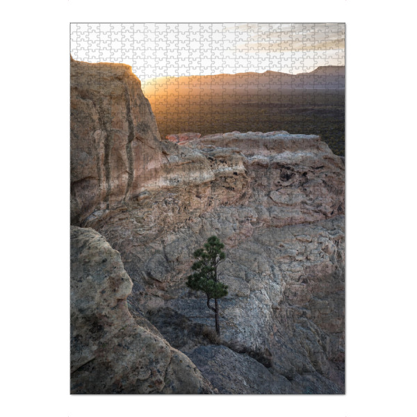 Puzzle Ravensburger "The lonely tree" artboxONE - Natur - Sandstein,Neumexiko,Usa - Bild sandstein