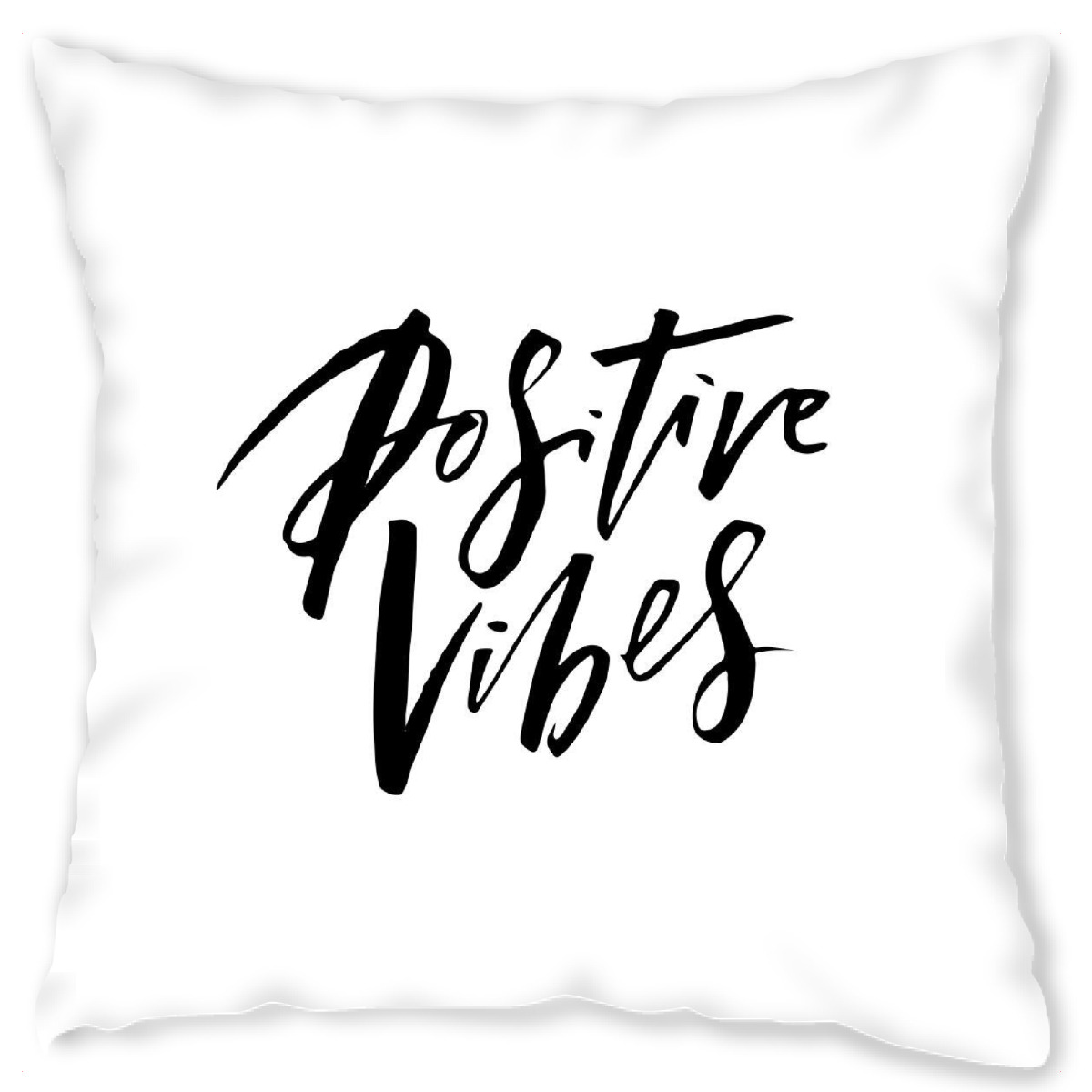 Design-Kissen "Positive Vibes inspirational quote" artboxONE - Typografie - Good vibes,Positivity,Sayings,Motivational,Inspirational