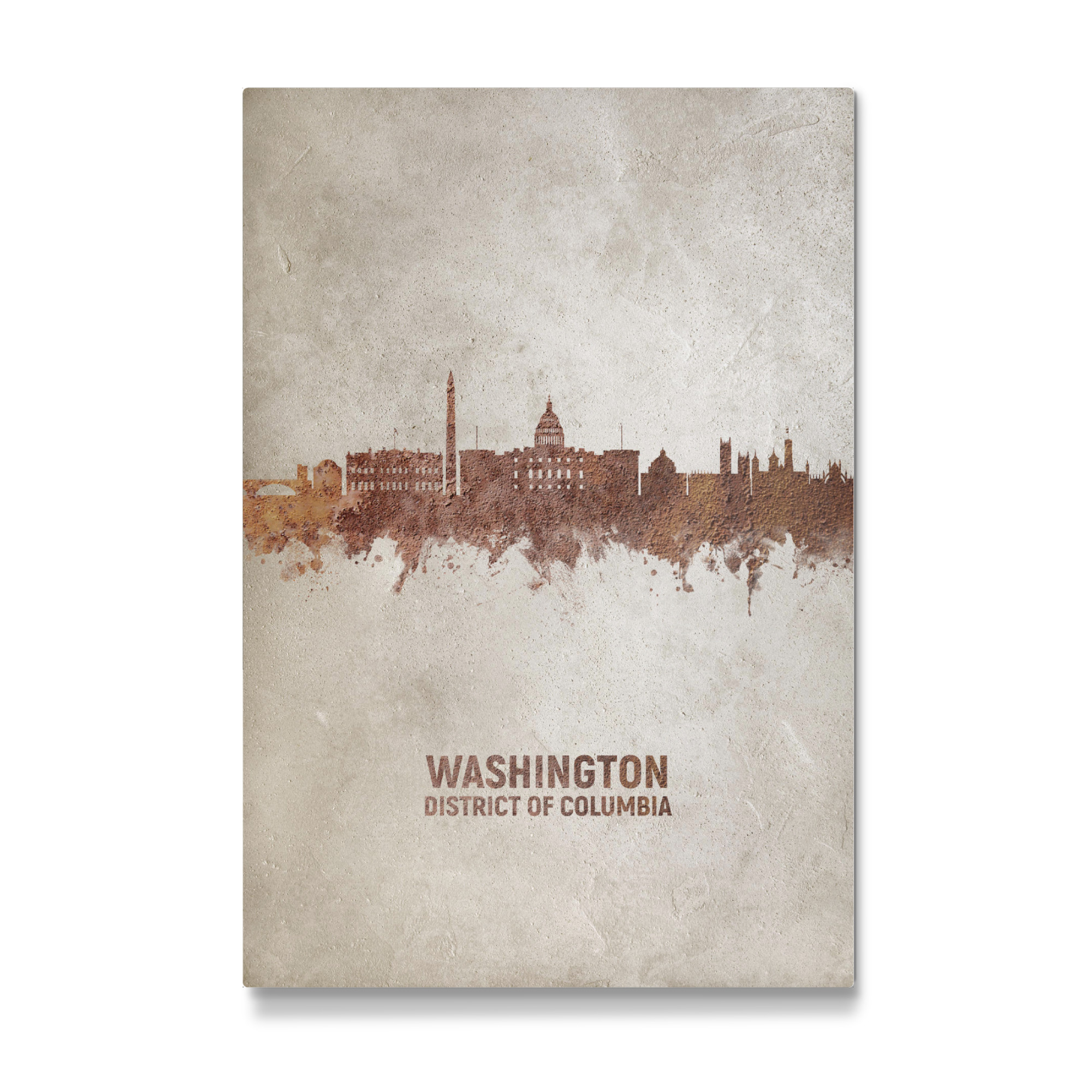 Galerie-Print "Washington DC Rusty Skyline" 30x20 cm artboxONE