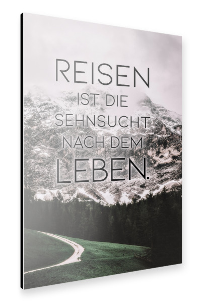 Alu-Dibond "Die Sehnsucht" 30x20 cm artboxONE