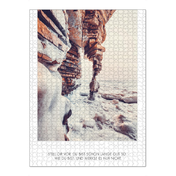 Puzzle Ravensburger "Stell Dir Vor Quote" artboxONE - Typografie