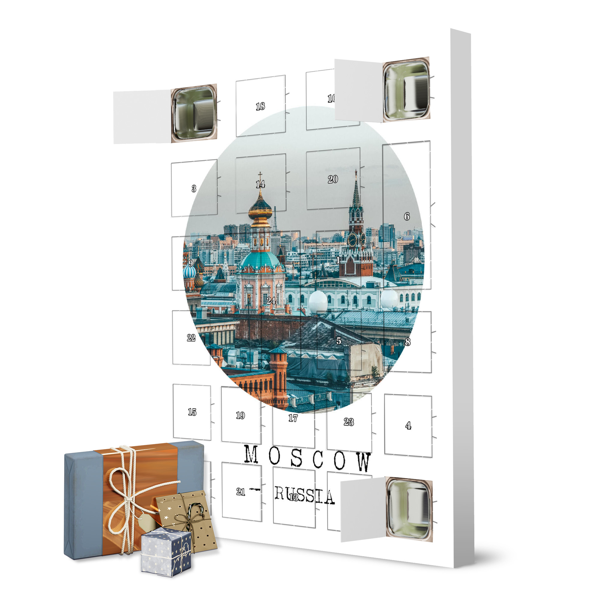 Adventskalender zum Selbstbefüllen Fascinating Moscow artboxONE Adventskalender Städte