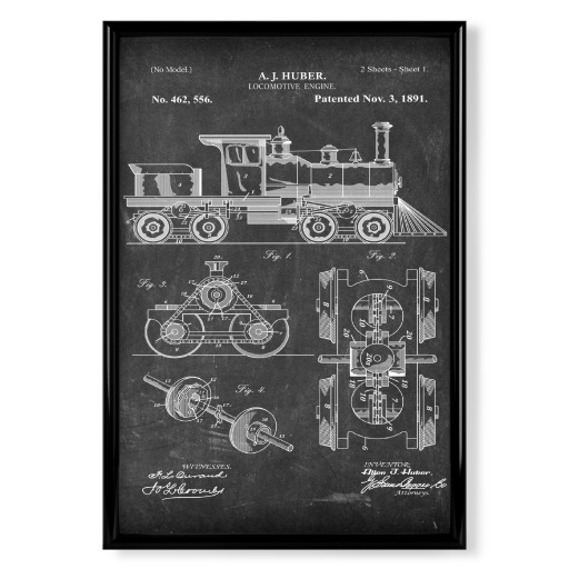 Zug Lokomotive (Tafel)