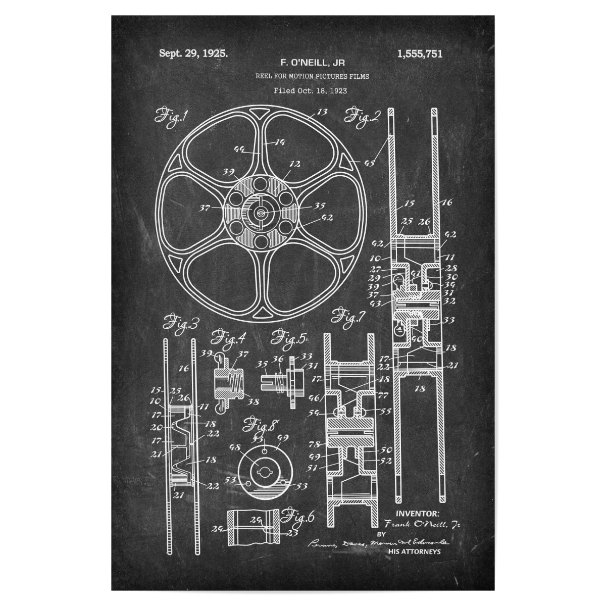 Filmrolle Entwurf Tafel Als Poster Bei Artboxone Kaufen