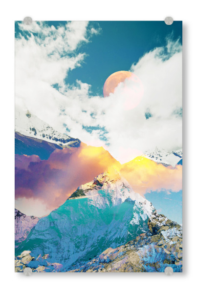 Acrylglasbild "Dreaming Mountains" artboxONE - Natur