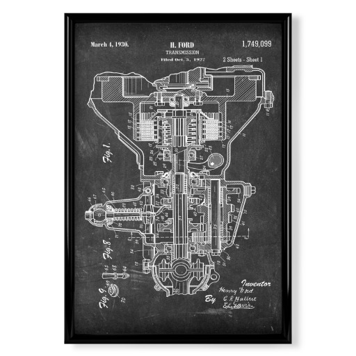 Auto Getriebe Patent (Tafel)