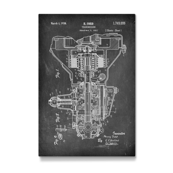 Galerie-Print "Auto Getriebe Patent (Tafel)" 30x20 cm artboxONE