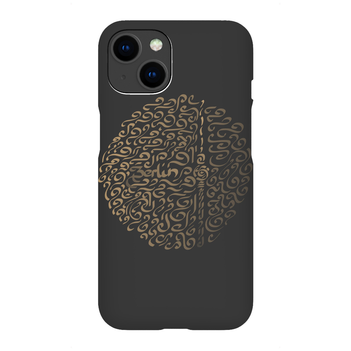 iPhone "Berlin - Calligraphy" Premium-Case Handyhülle artboxONE