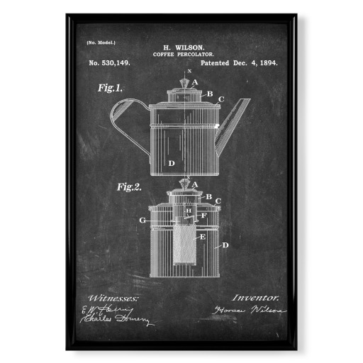 Kaffeetasse Patent (Tafel)