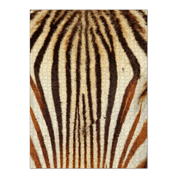 Puzzle Ravensburger "Berg Zebra Stirn" artboxONE - Tiere,Reise / Afrika - Zebra,Stirn,Fell - Bild zebra