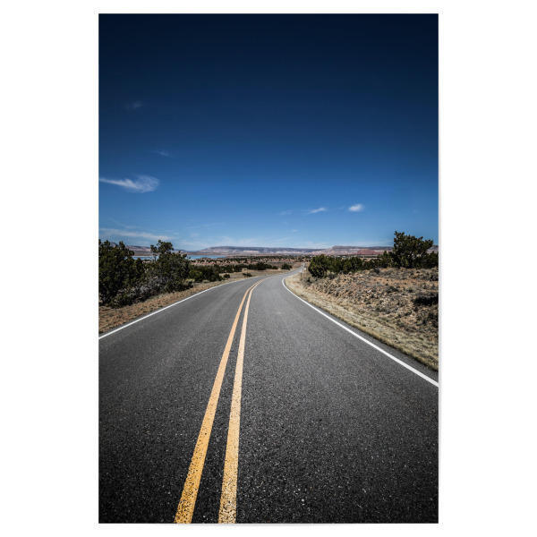 Poster "USA Road" artboxONE - Reise / Länder - Usa,Road,Road trip,Wanderlust,Trip,Route66