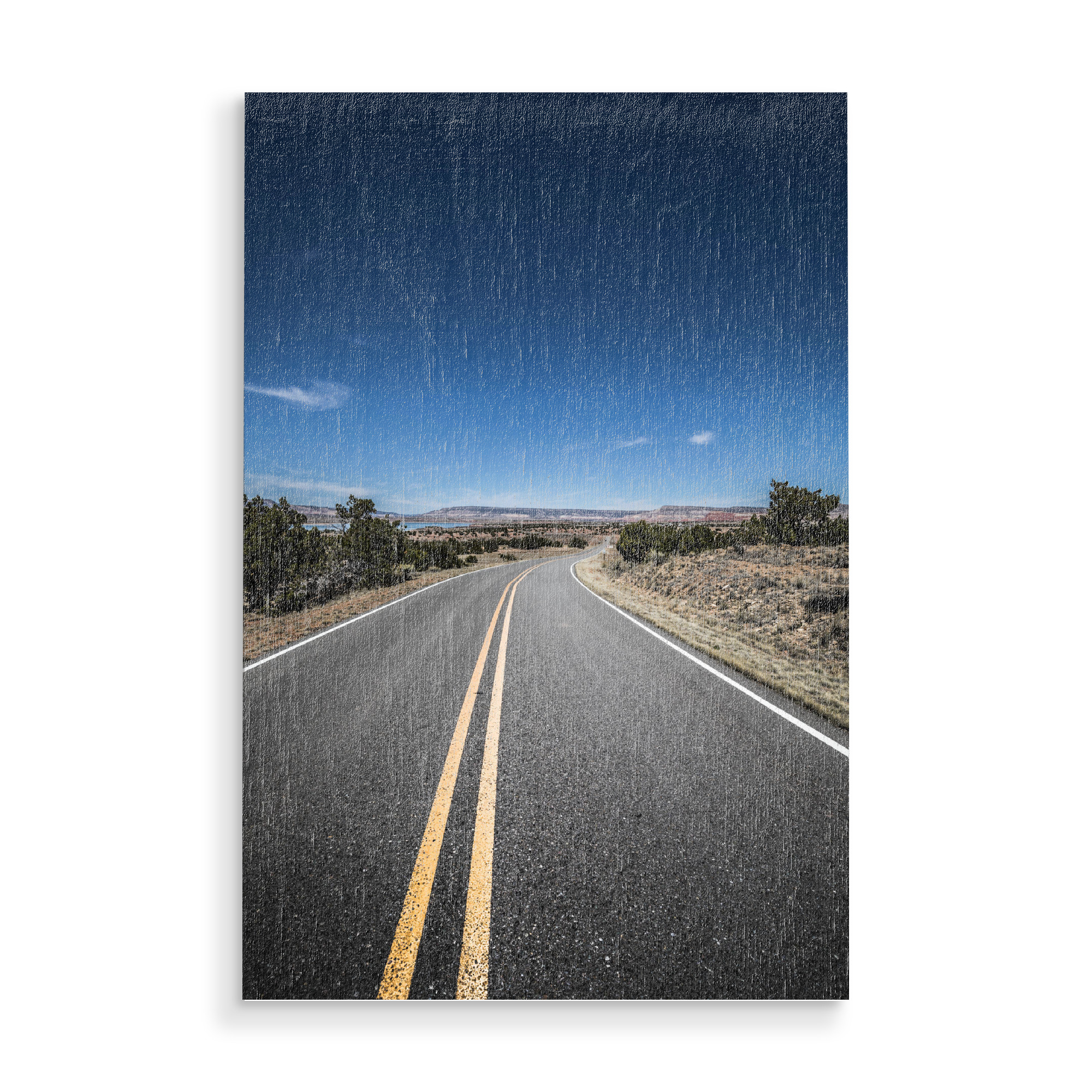 Holzbild "USA Road" artboxONE - Reise / Länder - Usa,Road,Road trip,Wanderlust,Trip,Route66