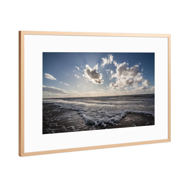 Poster mit Rahmen Kupfer "Stormcoast" artboxONE - Natur - Küste,Meer,Nordsee