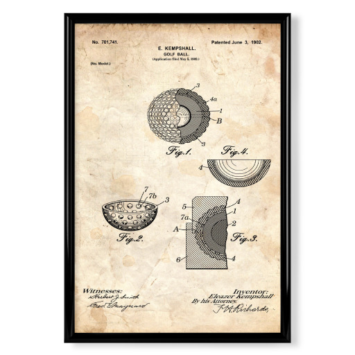 Golfball Entwurf (Antik)