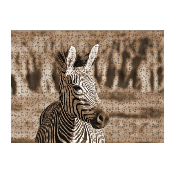 artboxONE Puzzle "Zebra Freiheit" artboxONE - Tiere,Reise / Afrika - Zebra,Afrika,Freiheit - Bild zebra