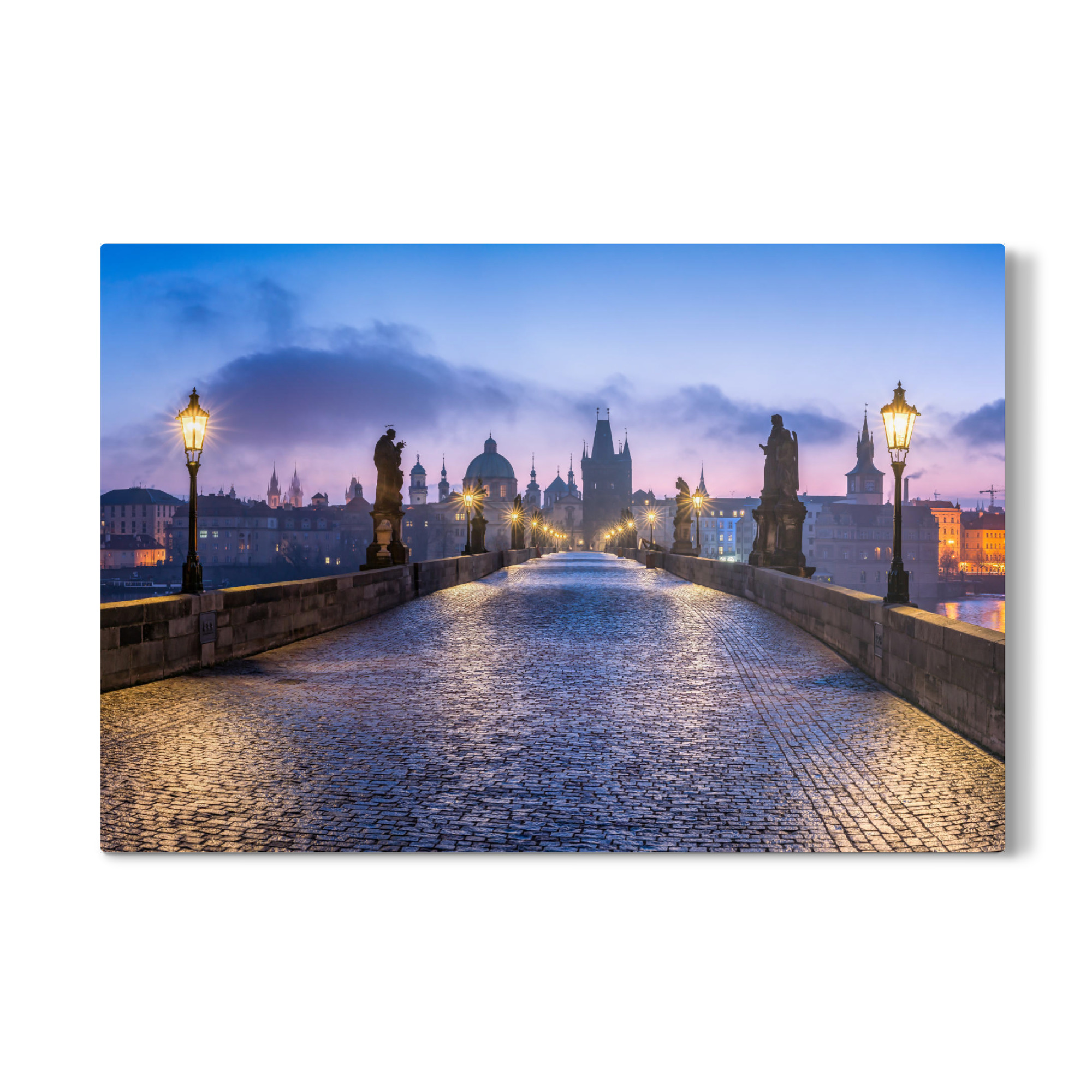 Galerie-Print "Karlsbrücke in Prag, Tschechien" 75x50 cm artboxONE