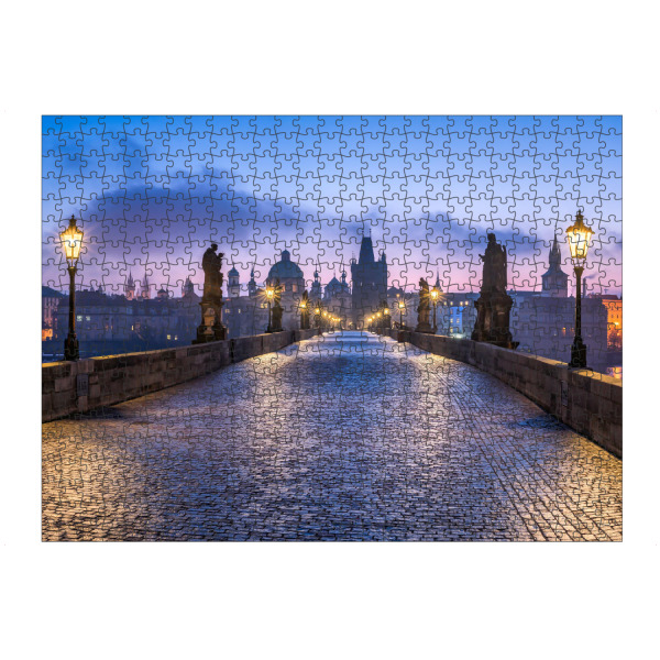 Puzzle Ravensburger "Karlsbrücke in Prag, Tschechien" artboxONE - Architektur,Städte / Prag
