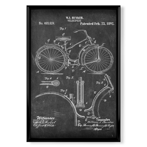 Vintage Fahrrad IV (Tafel)
