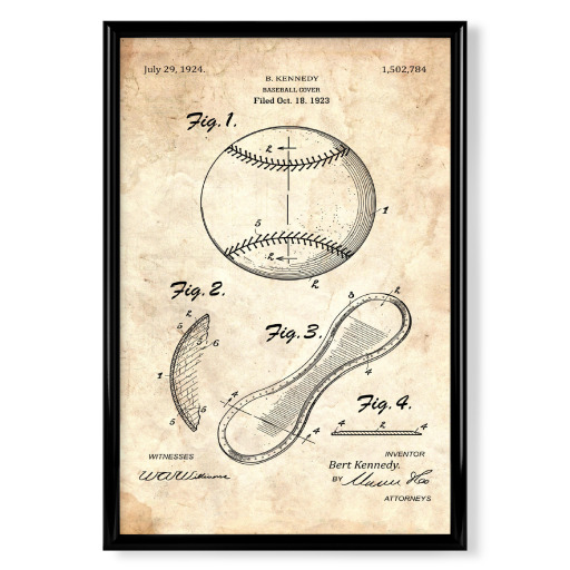 Baseball Patent (Antik)