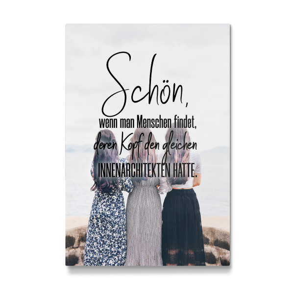 Galerie-Print "Schön, wenn man Menschen findet" 30x20 cm artboxONE