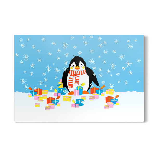 Galerie-Print "Christmas Penguin" 30x20 cm artboxONE