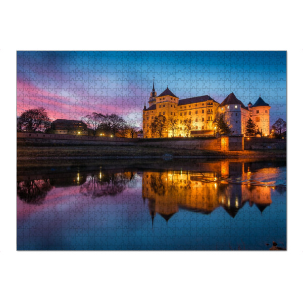 Puzzle Ravensburger "Schloss in Torgau am Abend" artboxONE - Städte,Architektur