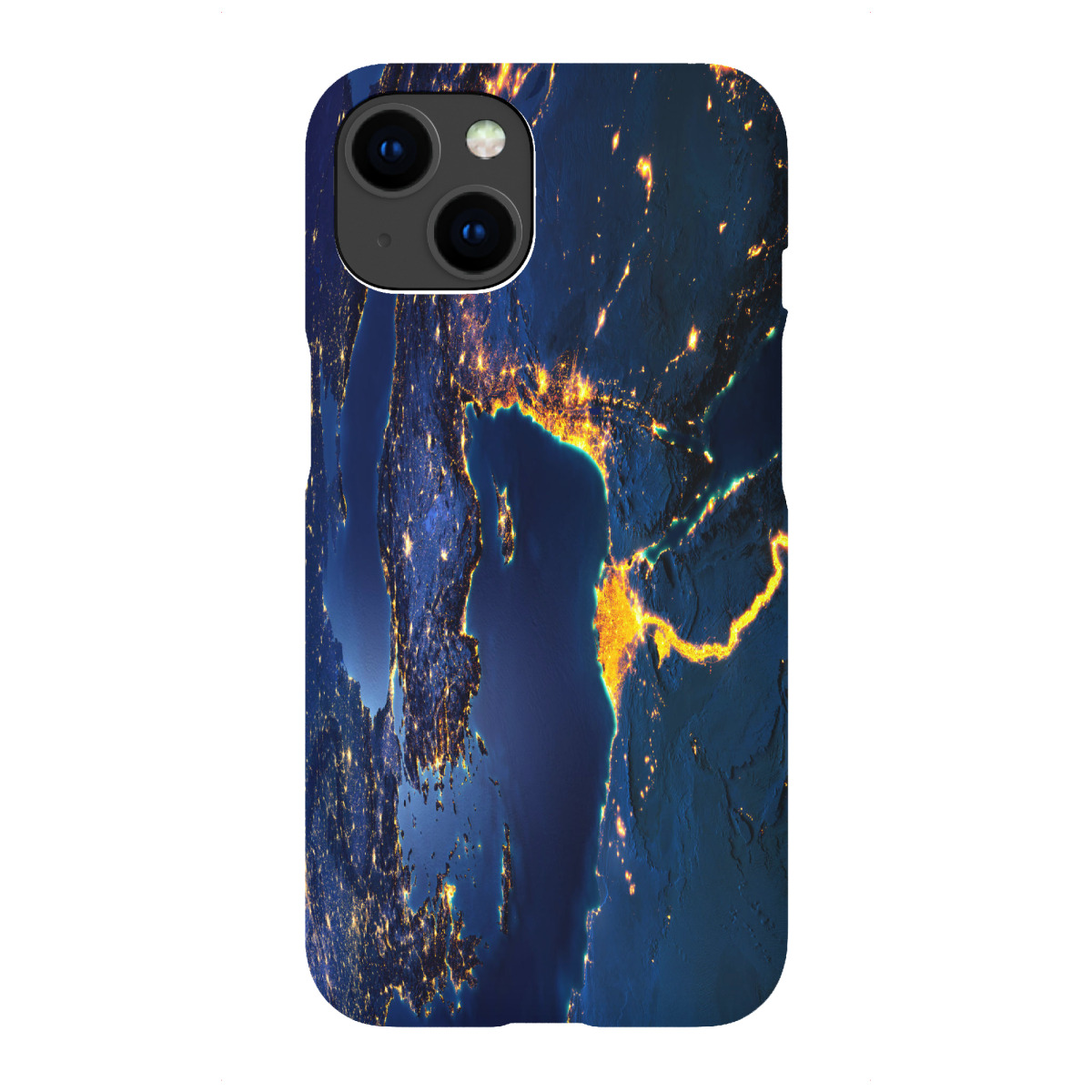 iPhone "Middle East Night View From Space" Premium-Case Handyhülle artboxONE