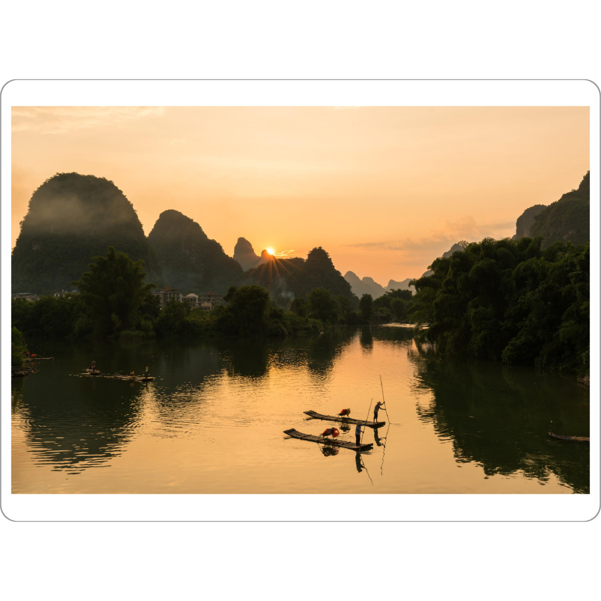Tischset "Südchina" artboxONE - Natur,Reise,Reise / Asien,Reise / Länder