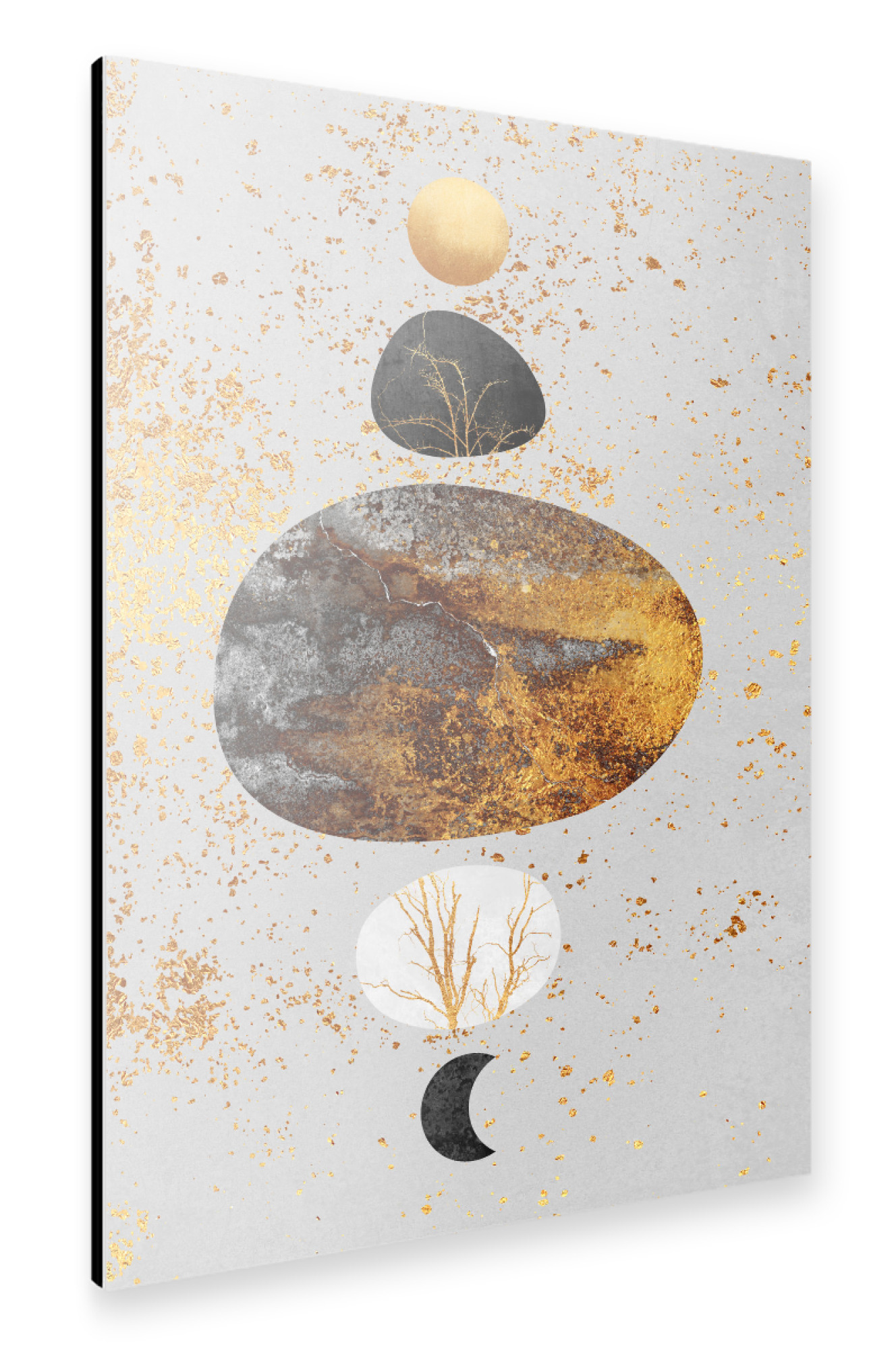 Alu-Dibond "Sun And Moon" 75x50 cm artboxONE