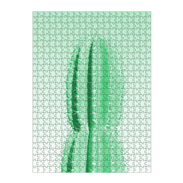 artboxONE Puzzle "Stacheliger Kaktus grün" artboxONE - Reise / Afrika - Kaktus - Bild kaktus