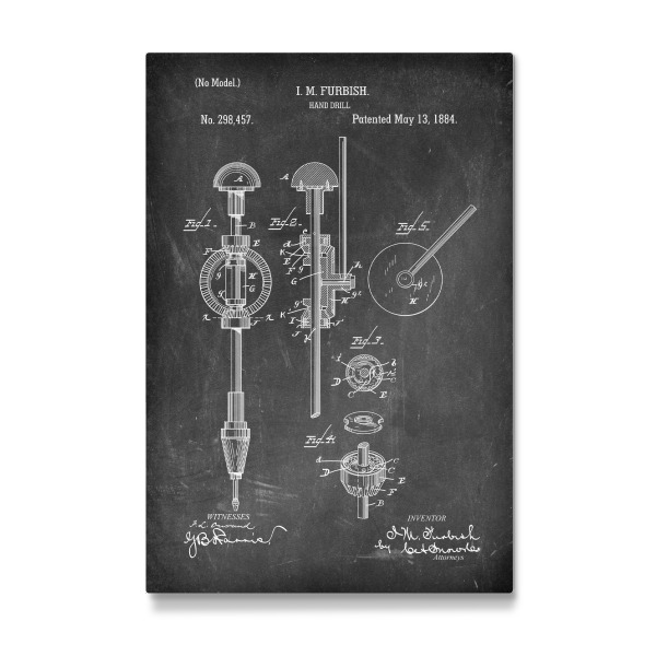 Galerie-Print "Handbohrer Patent (Tafel)" 30x20 cm artboxONE