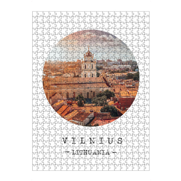 artboxONE Puzzle "Charming Vilnius" artboxONE - Städte - Europe,Travel,Vacation,Old-town,Church - Bild europe