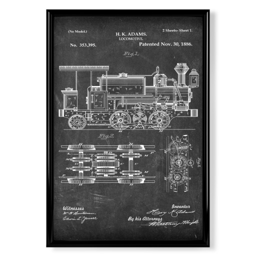 Lokomotive Patent (Tafel)