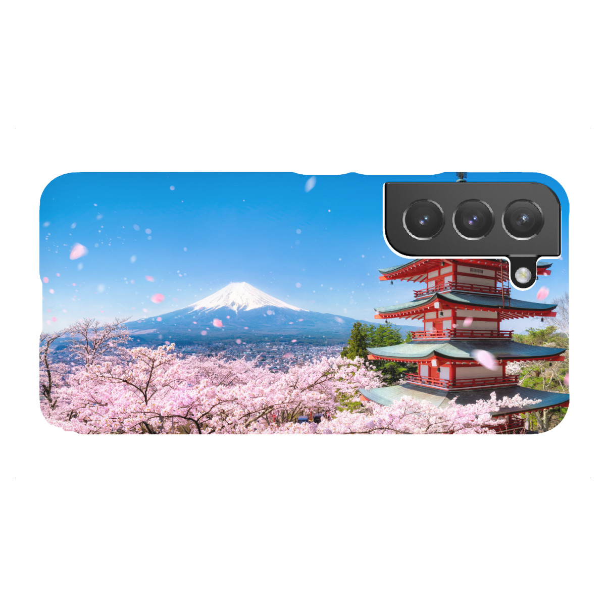 Samsung Galaxy "Berg Fuji im Frühling, Japan" Premium-Case Handyhülle artboxONE